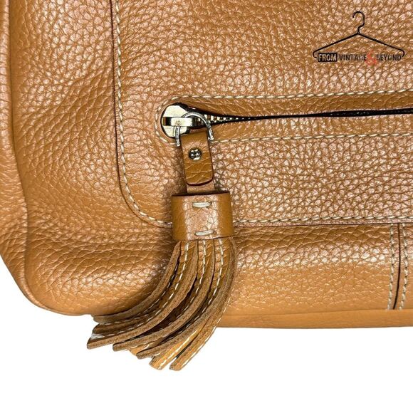 Kate Spade Cognac Pebbled Leather Satchel - Picture 5 of 16